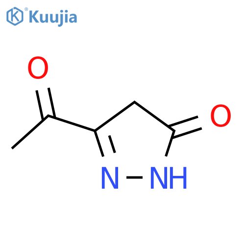 3H-Pyrazol-3-one, 5-acetyl-2,4-dihydro- (9CI) structure