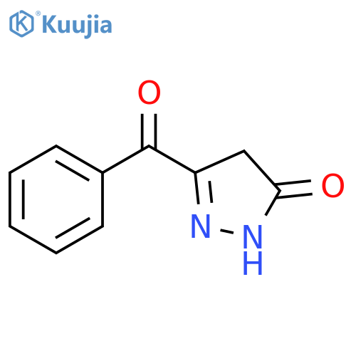 3H-Pyrazol-3-one, 5-benzoyl-2,4-dihydro- structure