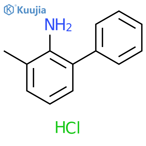 [1,1'-Biphenyl]-2-amine, 3-methyl-, hydrochloride structure