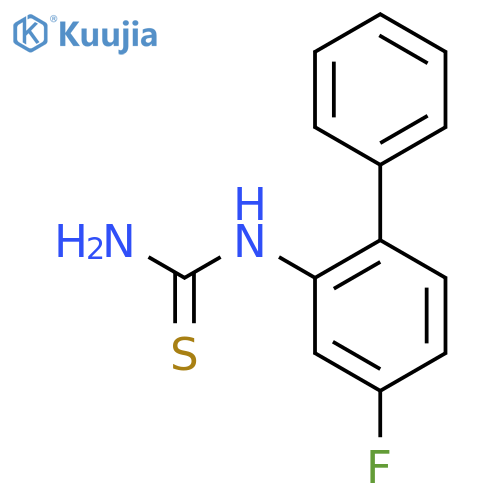 Thiourea, (4-fluoro[1,1'-biphenyl]-2-yl)- structure