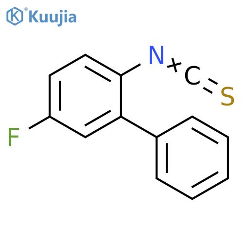 1,1'-Biphenyl, 5-fluoro-2-isothiocyanato- structure