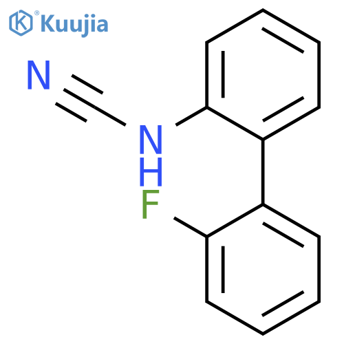 Cyanamide, (2'-fluoro[1,1'-biphenyl]-2-yl)- structure