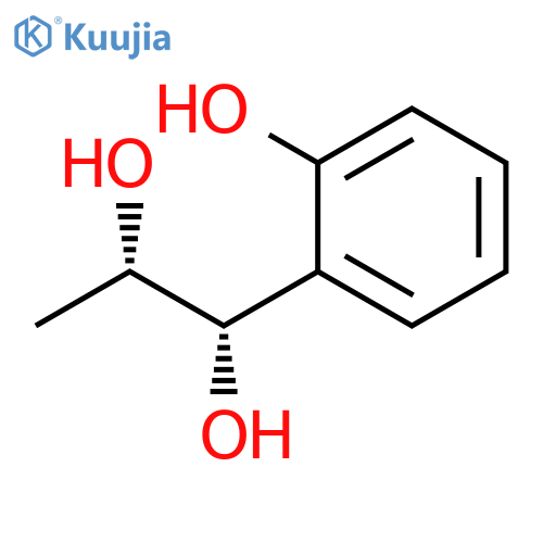 1,2-Propanediol, 1-(2-hydroxyphenyl)-, (1S,2S)- structure