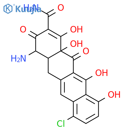 4-Aminodemethylaminoanhydrodemethyl-chlorotetracycline structure