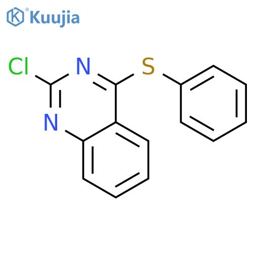 Quinazoline, 2-chloro-4-(phenylthio)- structure