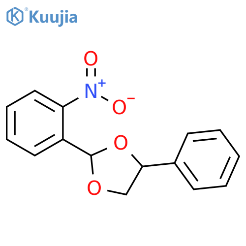 1,3-Dioxolane, 2-(2-nitrophenyl)-4-phenyl- structure
