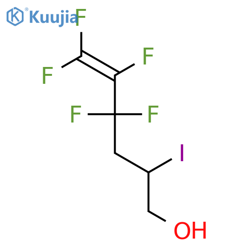 5-Hexen-1-ol, 4,4,5,6,6-pentafluoro-2-iodo- structure