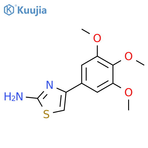 2-Thiazolamine, 4-(3,4,5-trimethoxyphenyl)- structure