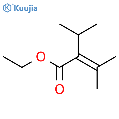2-Butenoic acid,3-methyl-2-(1-methylethyl)-, ethyl ester structure