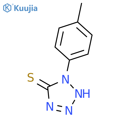 1-(4-methylphenyl)-1H-1,2,3,4-tetrazole-5-thiol structure