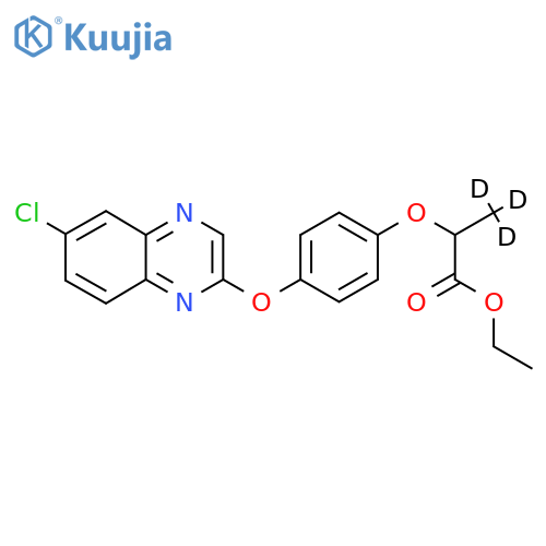 (±)-Quizalofop-ethyl-d3 (propionate-3,3,3-d3) structure
