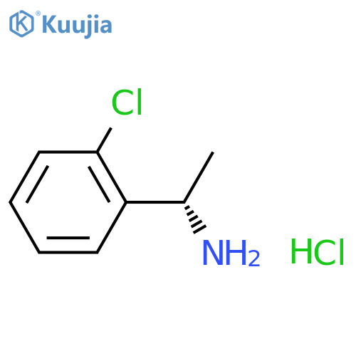 (S)-1-(2-Chlorophenyl)ethanamine hydrochloride structure