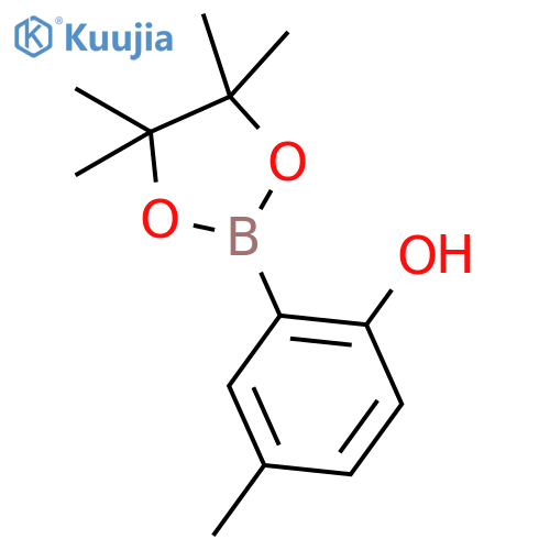 4-methyl-2-(4,4,5,5-tetramethyl-1,3,2-dioxaborolan-2-yl)Phenol structure