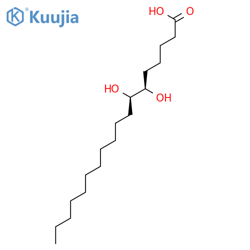 Octadecanoic acid, 6,7-dihydroxy-, (R*,R*)- structure