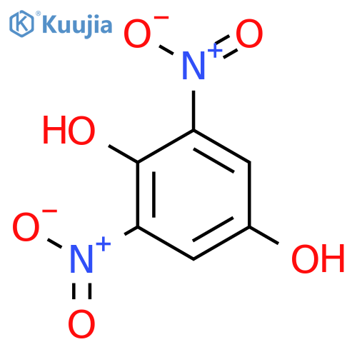 1,4-Benzenediol, 2,6-dinitro- structure