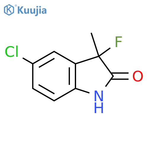 5-Chloro-3-fluoro-3-methylindolin-2-one structure