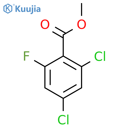 Methyl 2,4-dichloro-6-fluorobenzoate structure