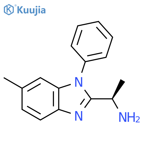 (R)-1-(6-Methyl-1-phenyl-1H-benzo[D]imidazol-2-YL)ethanamine structure