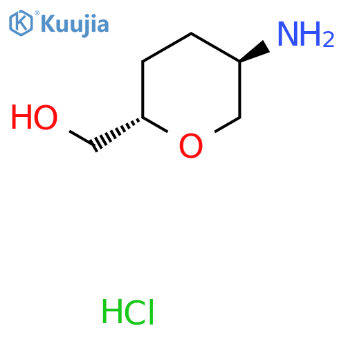 [(2S,5R)-5-aminotetrahydropyran-2-yl]methanol;hydrochloride structure
