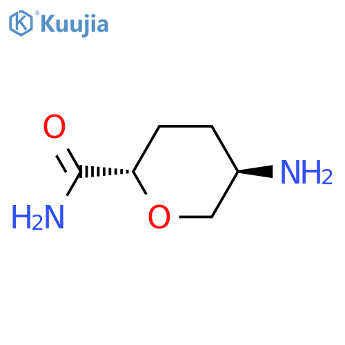 (2S,5R)-5-aminooxane-2-carboxamide structure