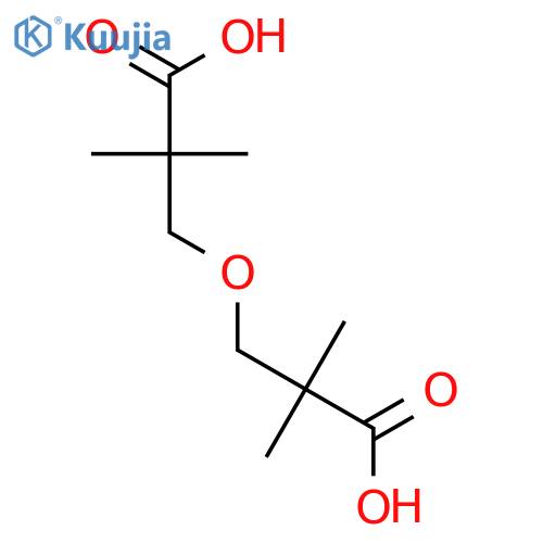 Propanoic acid, 3,3'-oxybis[2,2-dimethyl- structure