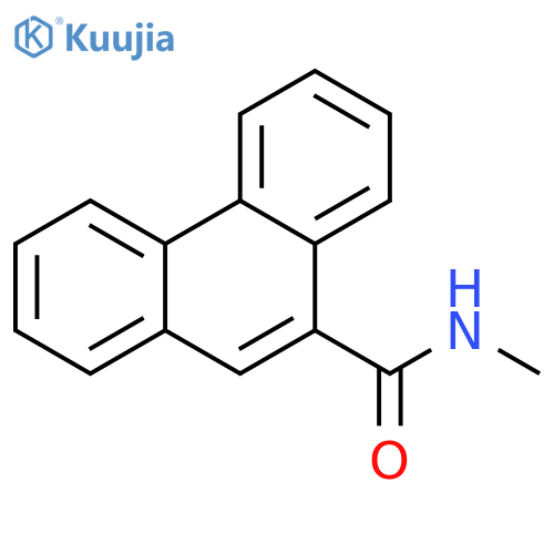 9-Phenanthrenecarboxamide, N-methyl- structure