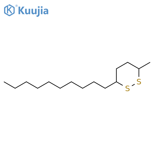 1,2-Dithiane, 3-decyl-6-methyl- structure