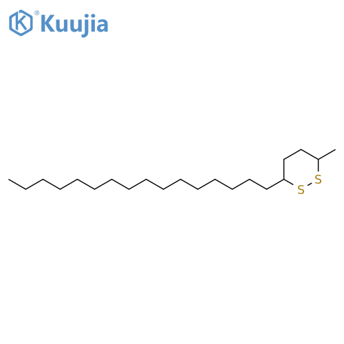 1,2-Dithiane, 3-hexadecyl-6-methyl- structure
