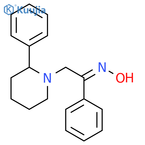 Ethanone, 1-phenyl-2-(2-phenyl-1-piperidinyl)-, oxime, (E)- structure