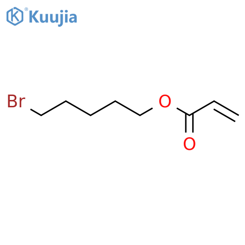 2-Propenoic acid, 5-bromopentyl ester structure