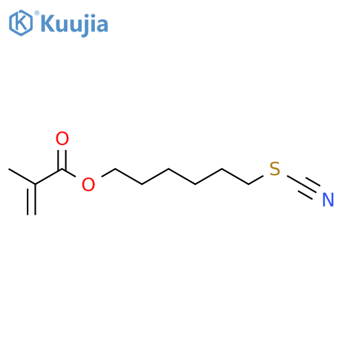 2-Propenoic acid, 2-methyl-, 6-thiocyanatohexyl ester structure
