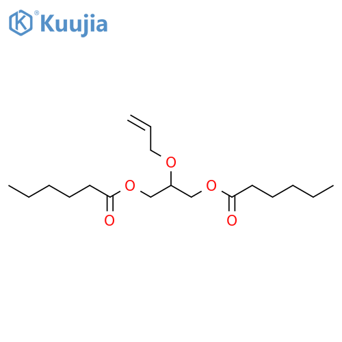 Hexanoic acid, 2-(2-propenyloxy)-1,3-propanediyl ester (9CI) structure