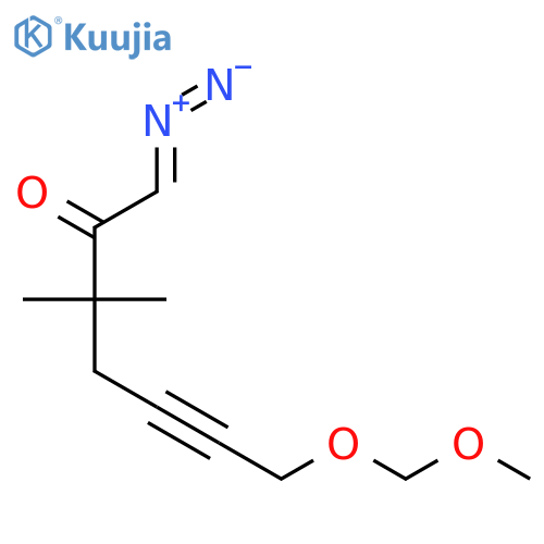 5-Heptyn-2-one, 1-diazo-7-(methoxymethoxy)-3,3-dimethyl- structure