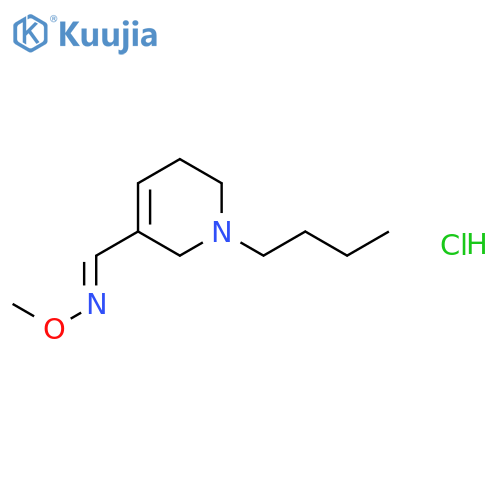 (E)-1-(1-butyl-1,2,5,6-tetrahydropyridin-3-yl)-N-methoxymethanimine hydrochloride (1:1) structure