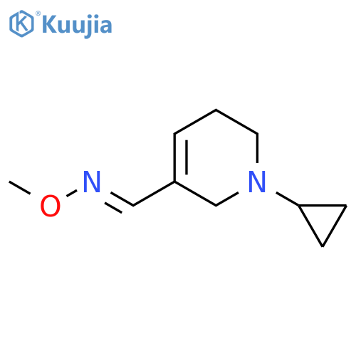 3-Pyridinecarboxaldehyde, 1-cyclopropyl-1,2,5,6-tetrahydro-, O-methyloxime, (E)- (9CI) structure