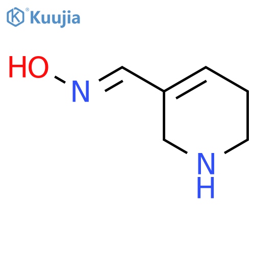 3-Pyridinecarboxaldehyde, 1,2,5,6-tetrahydro-, oxime, (E)- structure