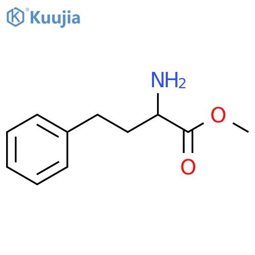 methyl (2R)-2-amino-4-phenylbutanoate structure
