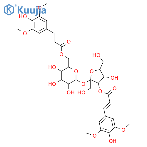 (E)-3',6-Disinapoylsucrose structure