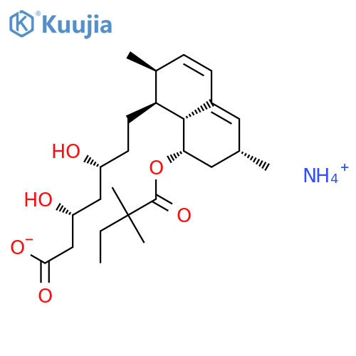 Simvastatin acid ammonium structure