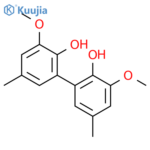 Dimethoxy di-p-cresol structure