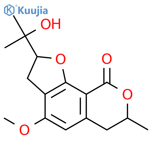 (2S,7S)-2-(2-Hydroxypropan-2-yl)-4-methoxy-7-methyl-6,7-dihydro-2H-furo[3,2-h]isochromen-9(3H)-one structure