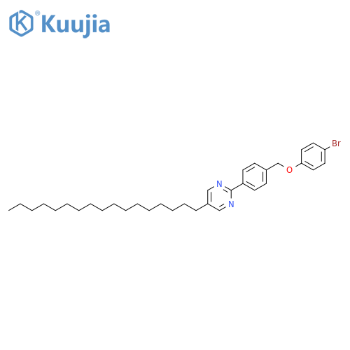 Pyrimidine, 2-[4-[(4-bromophenoxy)methyl]phenyl]-5-heptadecyl- structure