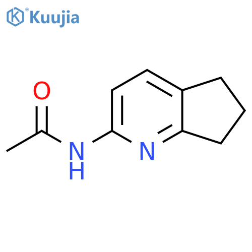 Acetamide, N-(6,7-dihydro-5H-cyclopenta[b]pyridin-2-yl)- structure