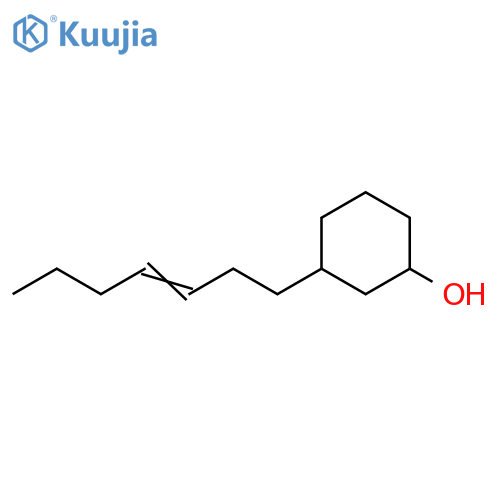Cyclohexanol, 3-(3-heptenyl)- structure