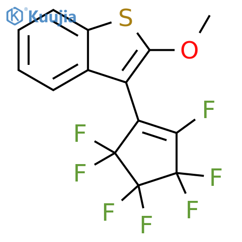Benzo[b]thiophene,3-(2,3,3,4,4,5,5-heptafluoro-1-cyclopenten-1-yl)-2-methoxy- structure