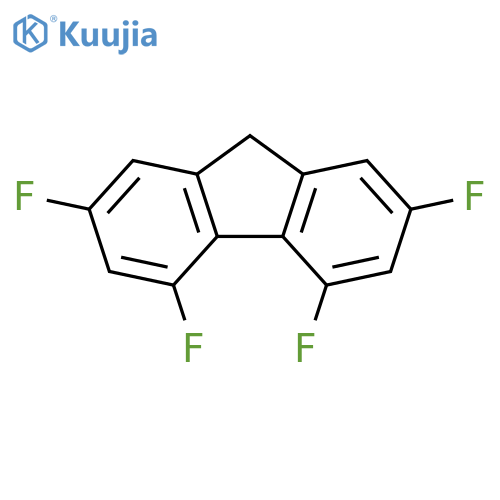 9H-Fluorene, 2,4,5,7-tetrafluoro- structure