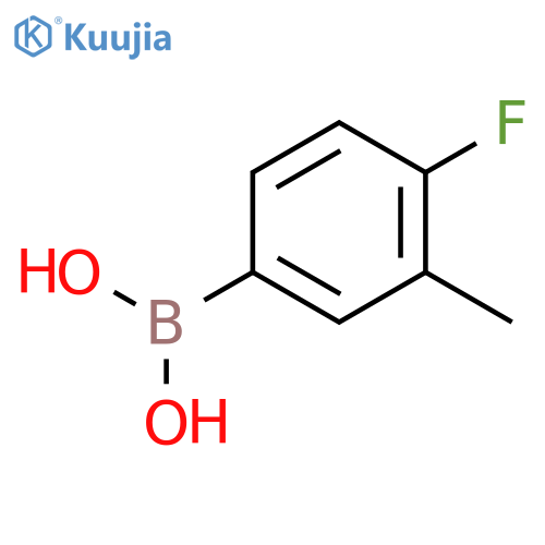 (4-fluoro-3-methylphenyl)boronic acid structure