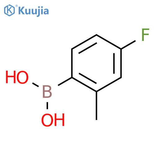 (4-Fluoro-2-methylphenyl)boronic Acid structure