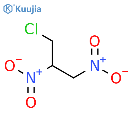 Propane, 1-chloro-2,3-dinitro- structure