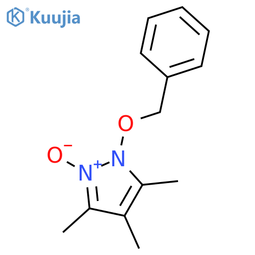 1H-Pyrazole, 3,4,5-trimethyl-1-(phenylmethoxy)-, 2-oxide structure